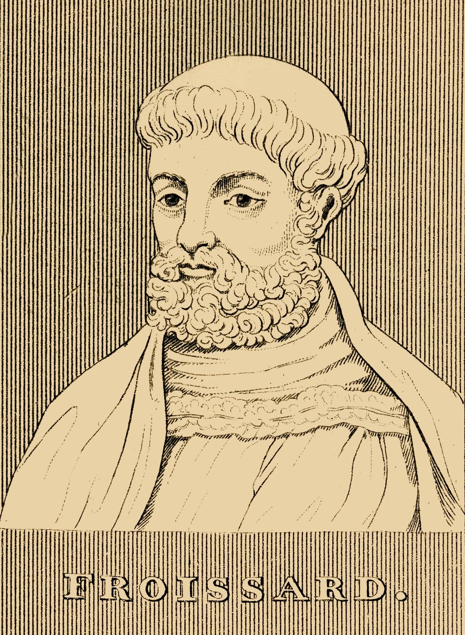Froissard, c1337-c1405, 1830. alkotó: Unbekannt
