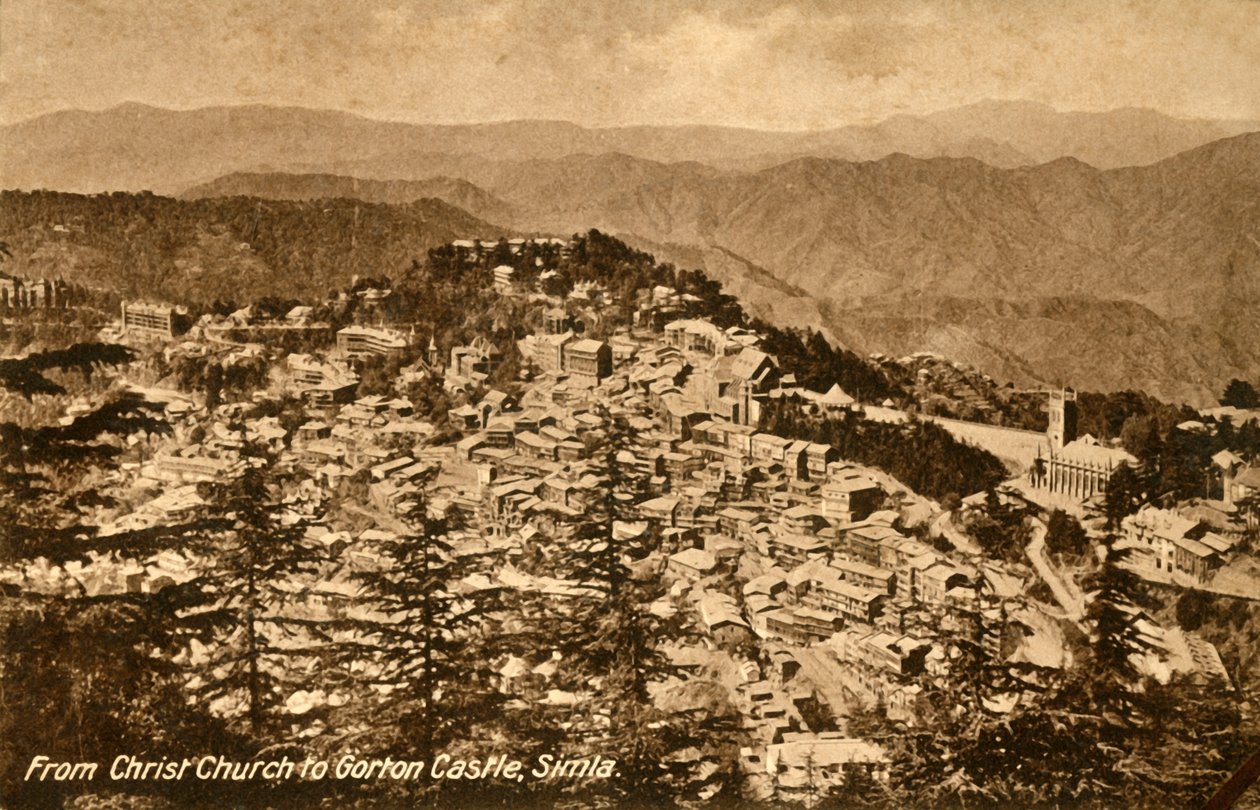 Christchurchtől Gorton kastélyig, Shimla, 1918-c1939. alkotó: Unbekannt