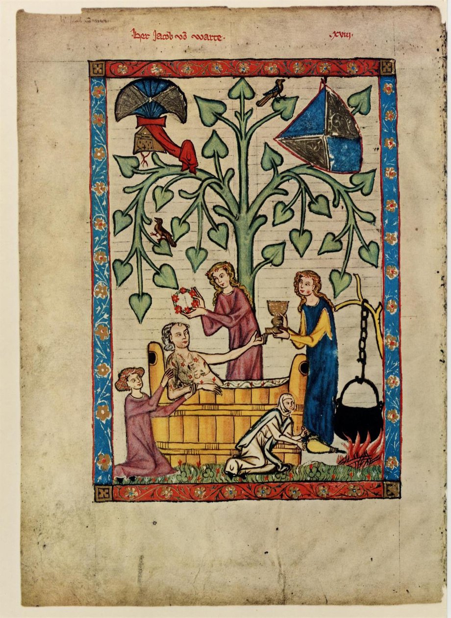 A Codex Manesse-ból, 1305 és 1340 között alkotó: Unbekannt