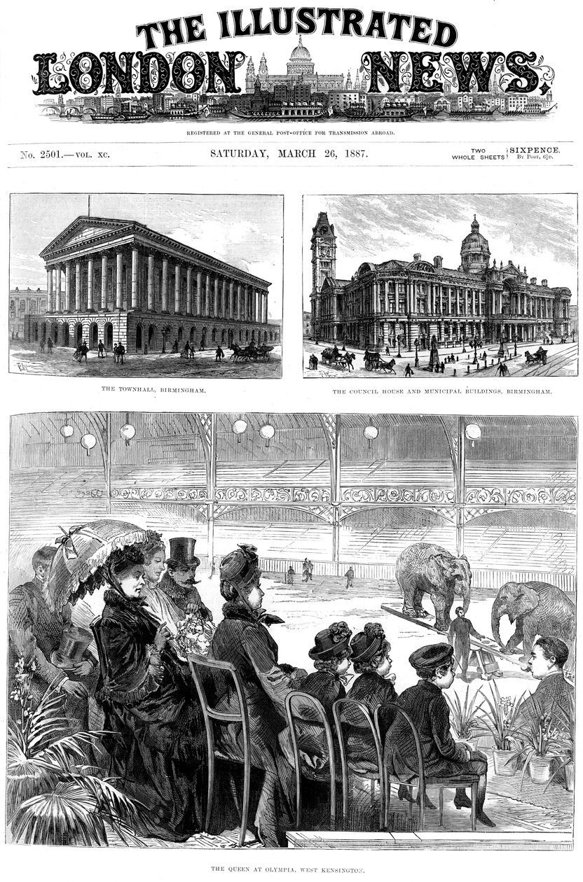 A The Illustrated London News címlapja, 1887 alkotó: Unbekannt