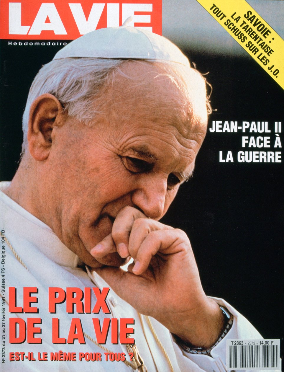 A La Vie első borítója, 1991. február alkotó: Unbekannt