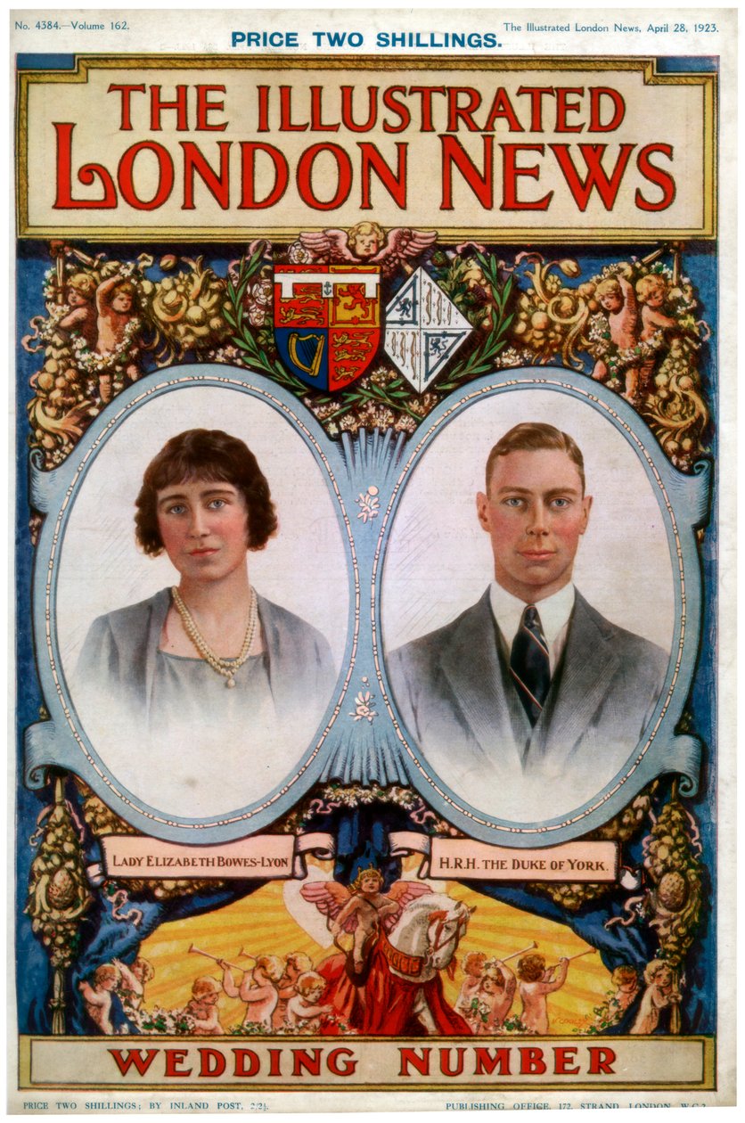 A The Illustrated London News Wedding Number címlapja, 1923. április 28 alkotó: Unbekannt