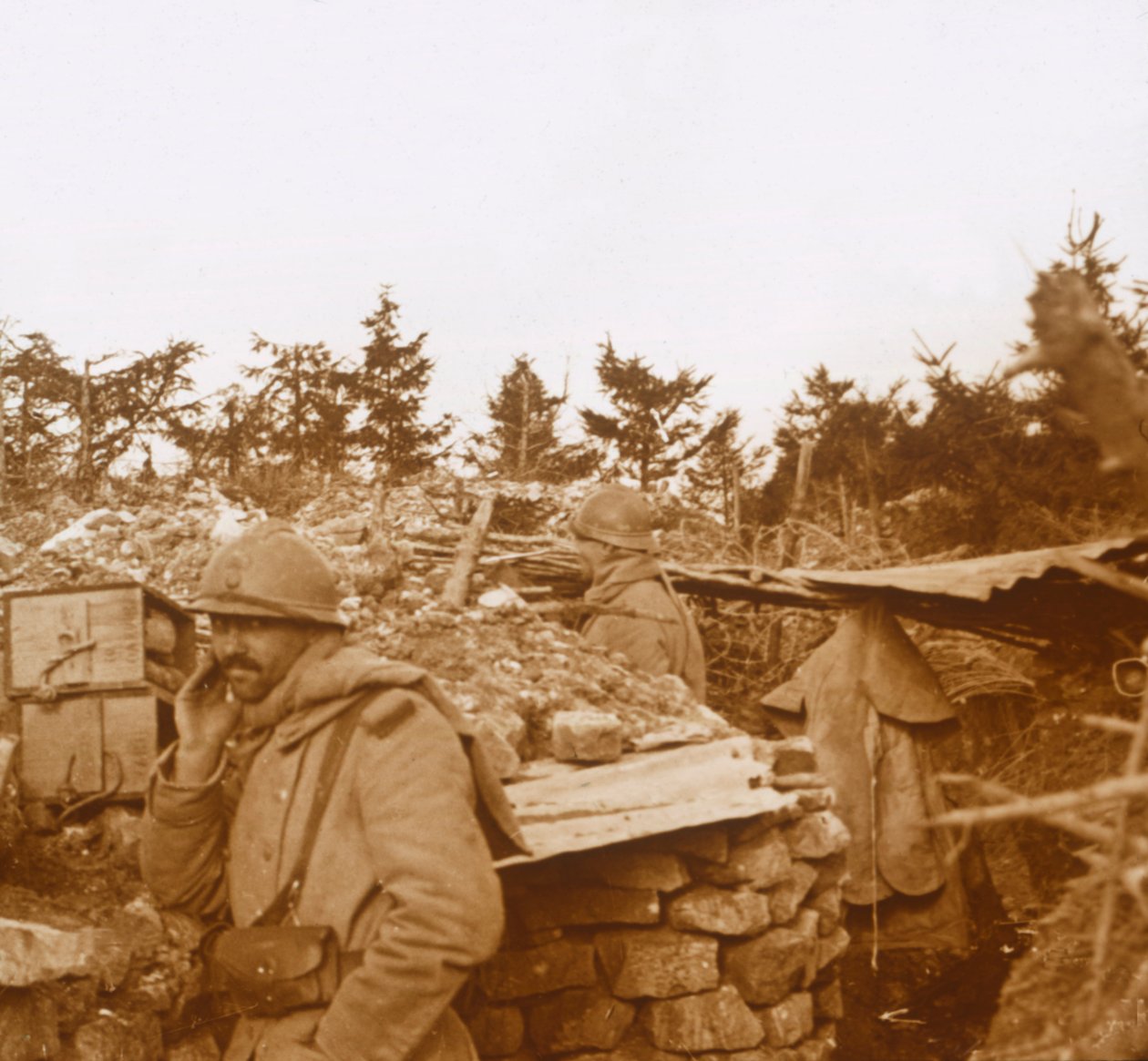 Frontvonal, Verdun, Észak-Franciaország, 1916 alkotó: Unbekannt