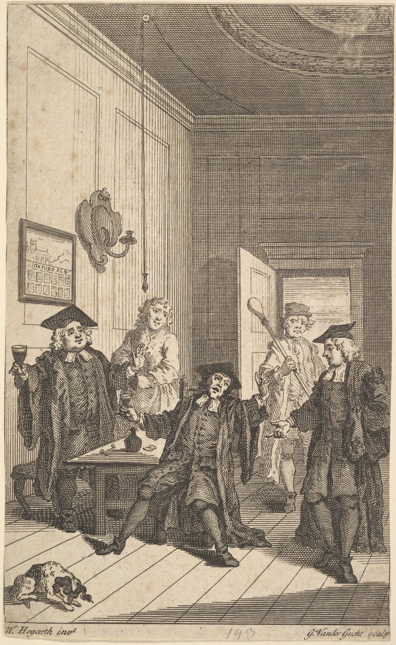 A The Humours of Oxford címlapja, 1730. április. alkotó: Unbekannt