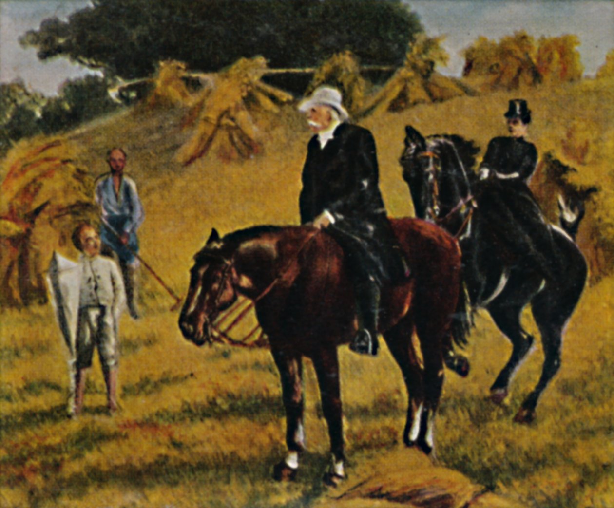 Bismarck herceg 1815-1898 mint zsellér. - Marz festménye, 1934. alkotó: Unbekannt
