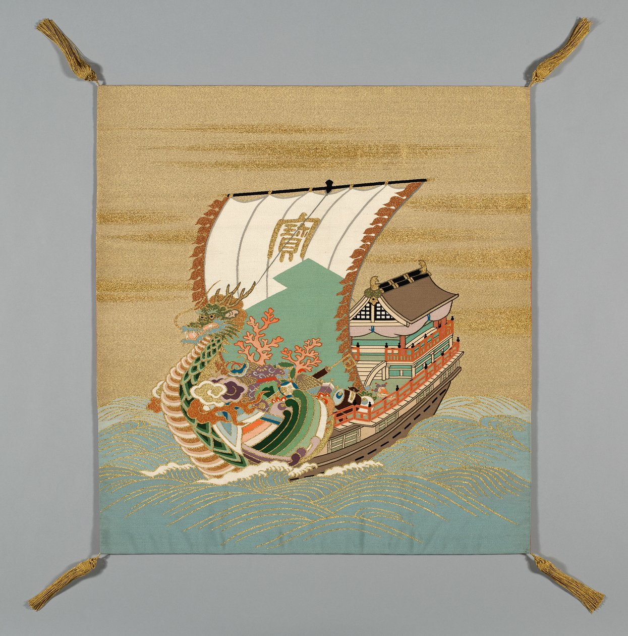 Fukusa ajándékborító, Japán, késő Edo időszak 1789-1868 Meidzsi időszak 1868-1912, 19. század. alkotó: Unbekannt