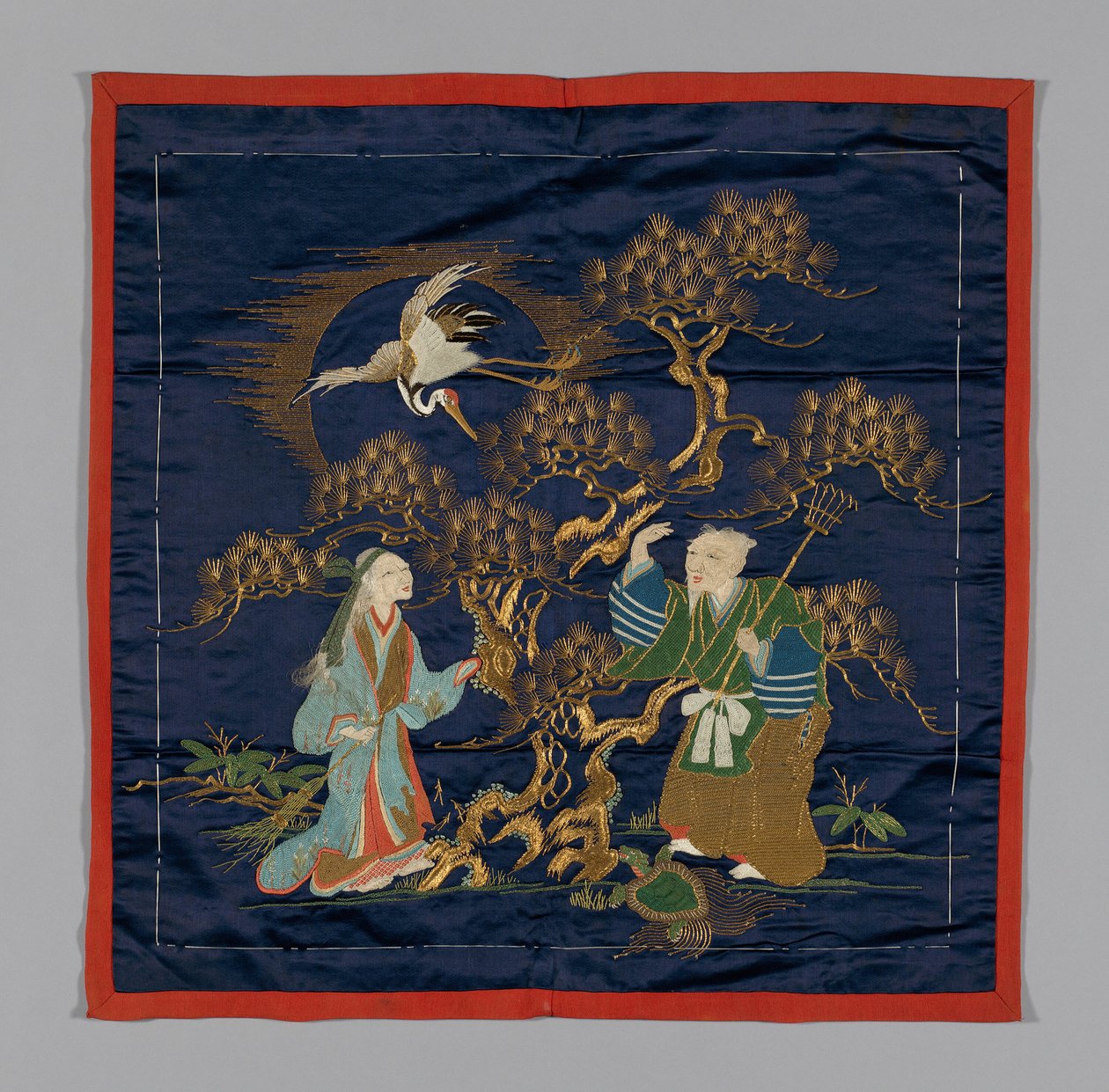 Fukusa Gift Cover, Japán, késő Edo időszak 1789-1868 Meiji időszak 1868-1912, 19. század vége. alkotó: Unbekannt