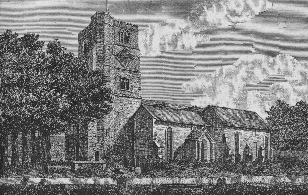 A Fulham-templom 1812-ben, 1911-ben alkotó: Unbekannt