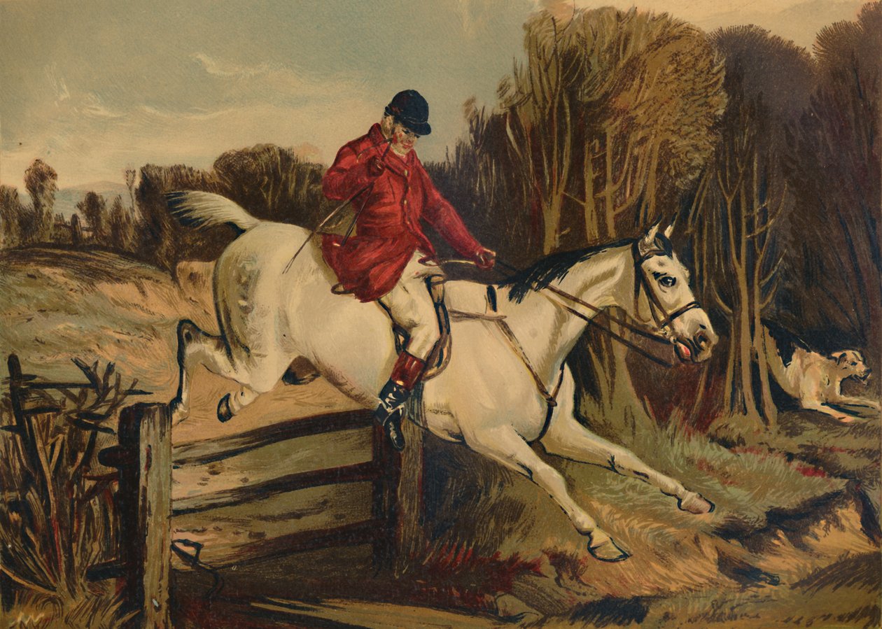 Full Cry – Tom Clarke, a régi Berkshire vadásza, 1879. alkotó: Unbekannt