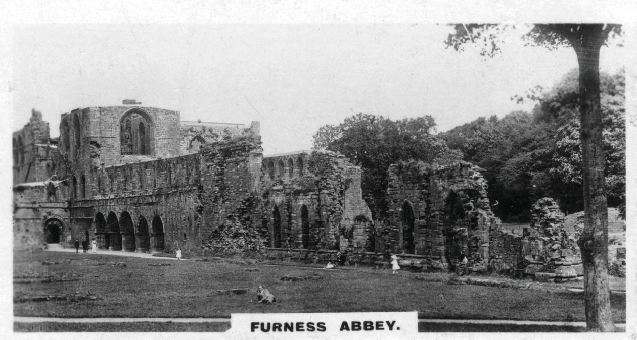 Furness Abbey, Cumbria, 1920-as évek alkotó: Unbekannt
