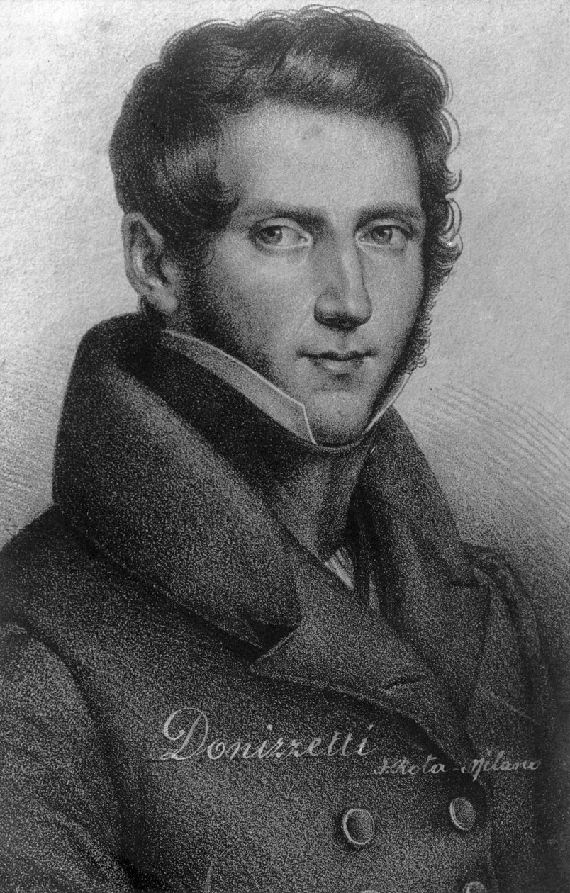 Gaetano Donizetti 1797-1848, olasz zeneszerző, XX alkotó: Unbekannt