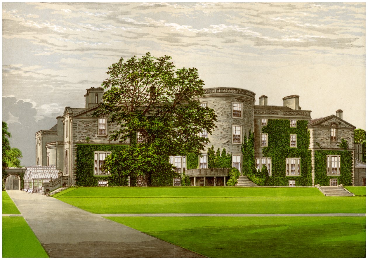 Galloway House, Wigtownshire, Skócia, Galloway gróf otthona, 1880 alkotó: Unbekannt