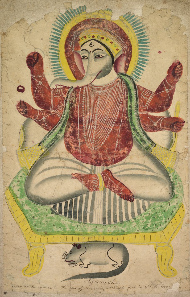Ganesha, 1800-as évek. alkotó: Unbekannt