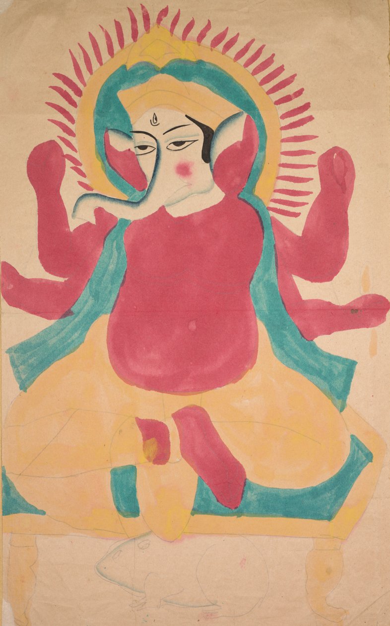 Ganesha, 1800-as évek. alkotó: Unbekannt