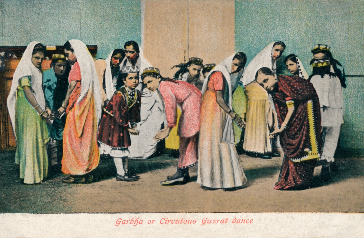 Garbha vagy Circutos Gurzat tánc, 1910 alkotó: Unbekannt