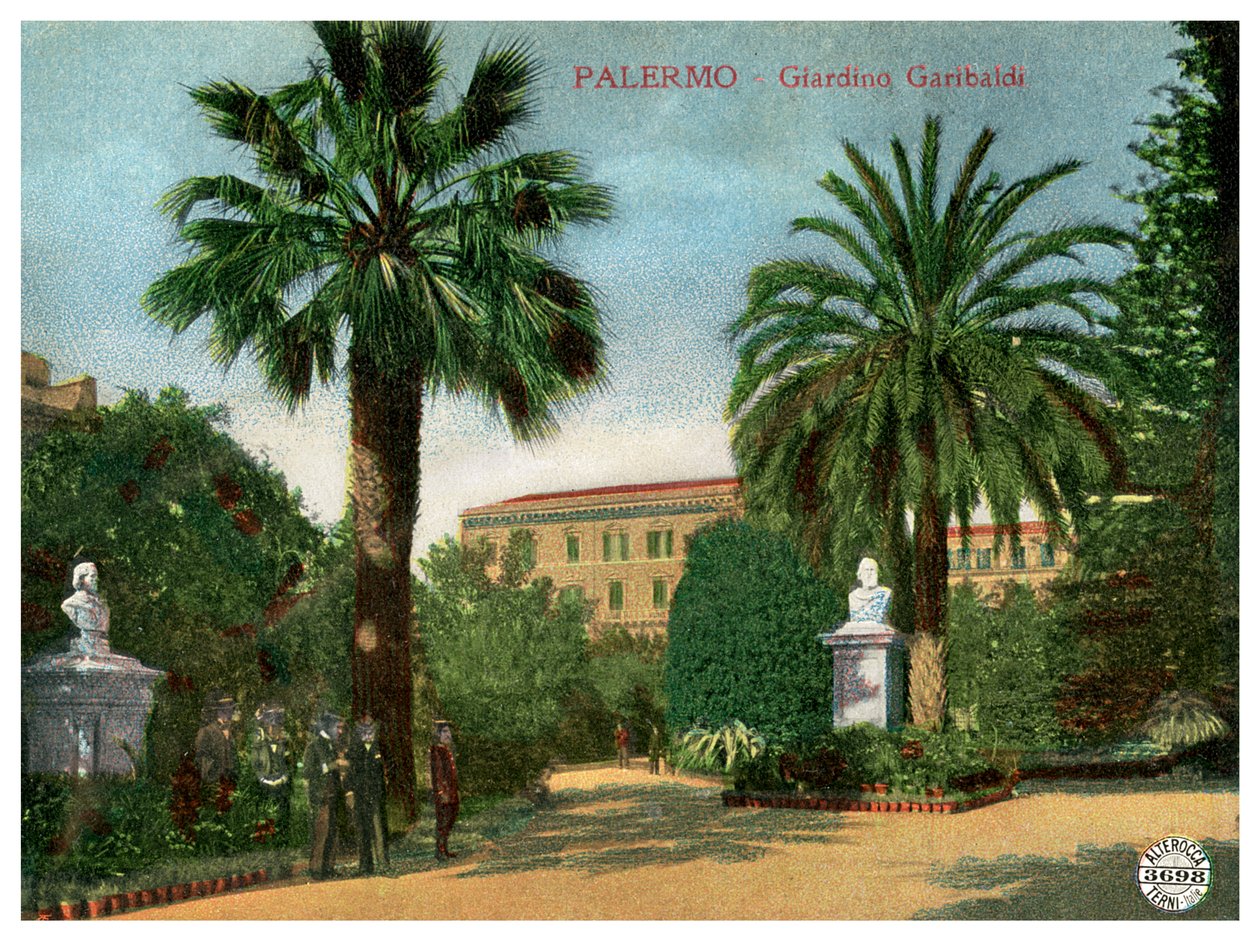 Garibaldi kert, Palermo, Szicília, Olaszország, XX. század eleje alkotó: Unbekannt