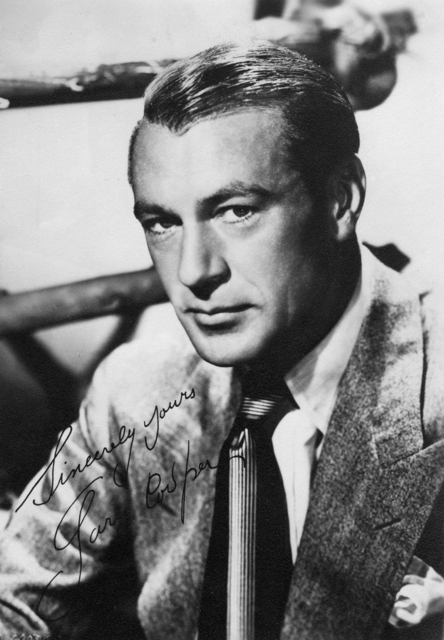 Gary Cooper amerikai filmszínész, 20. század alkotó: Unbekannt