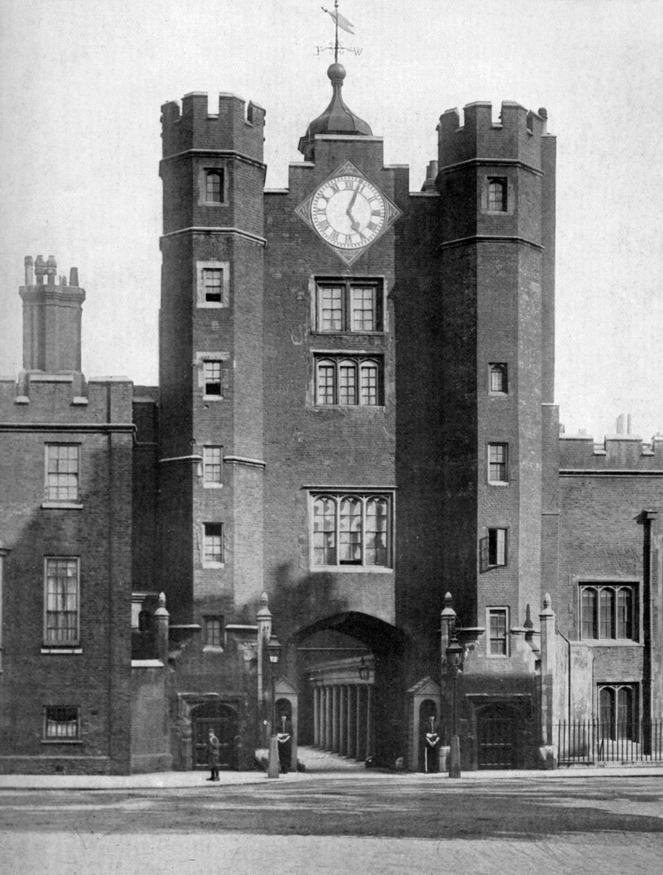 A Szent Jakab-palota kapuja, London, 1924-1926. alkotó: Unbekannt