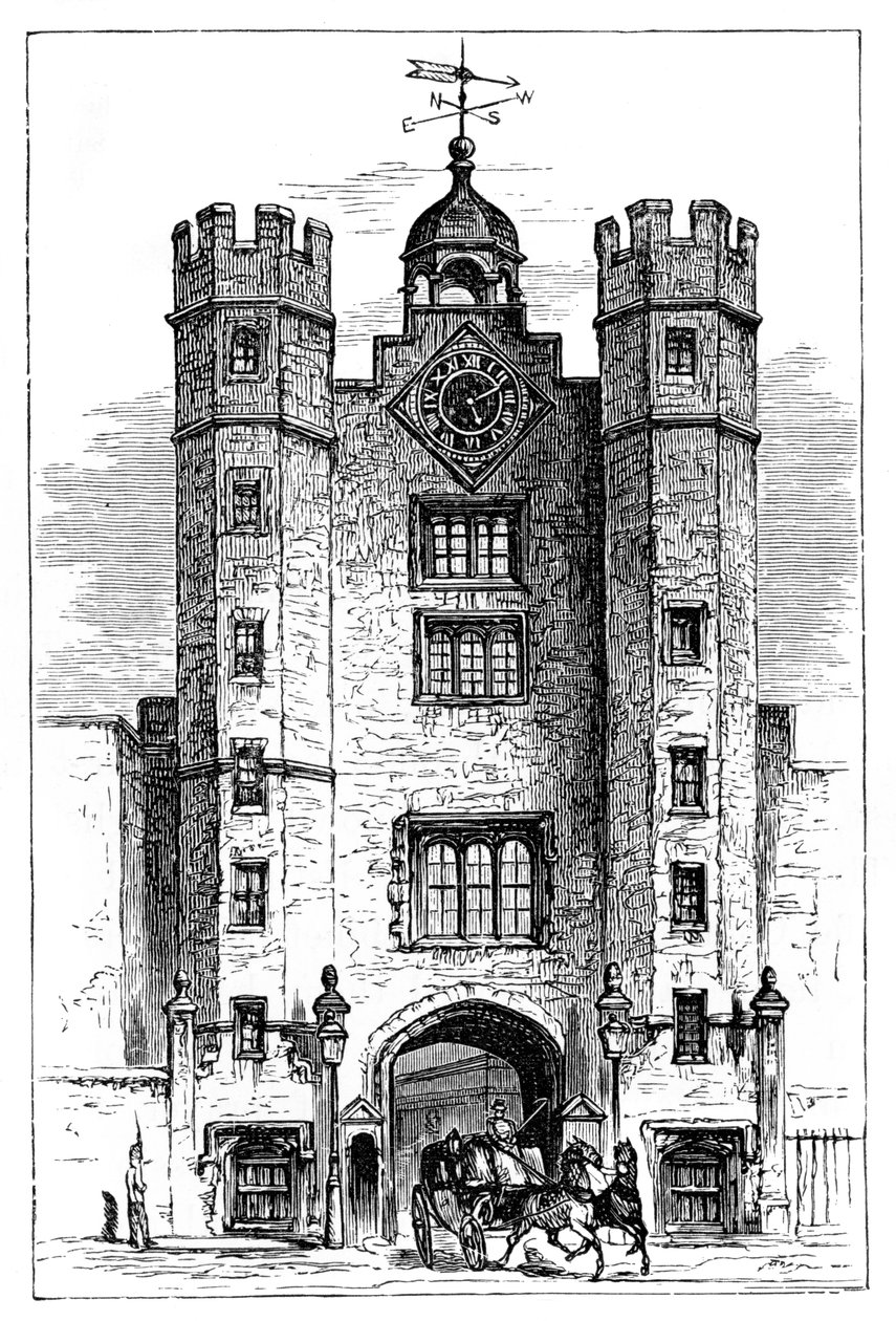 A Szent Jakab-palota kapuja, London, 1900. alkotó: Unbekannt