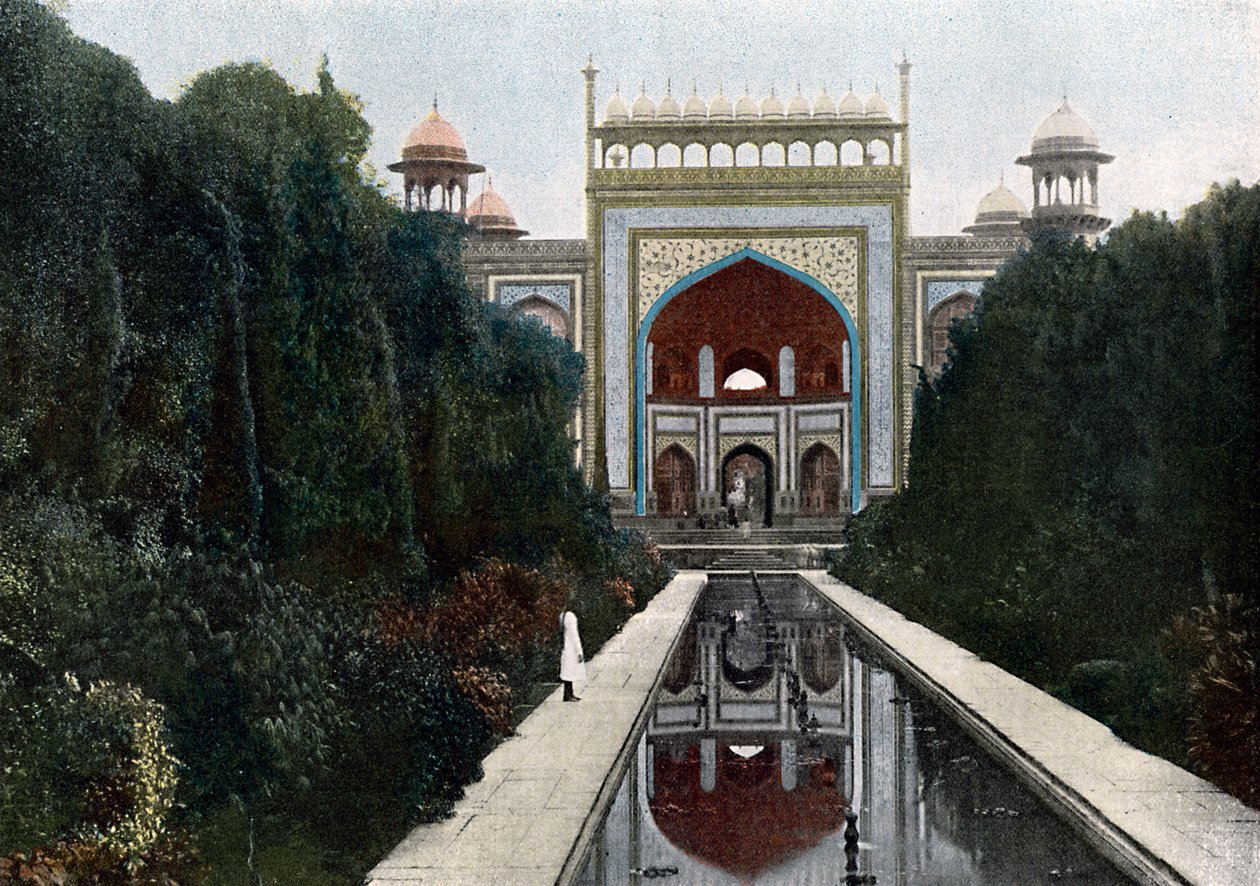 Gateway to the Taj Mahal, Agra, Uttar Pradesh, India, 1890 alkotó: Unbekannt