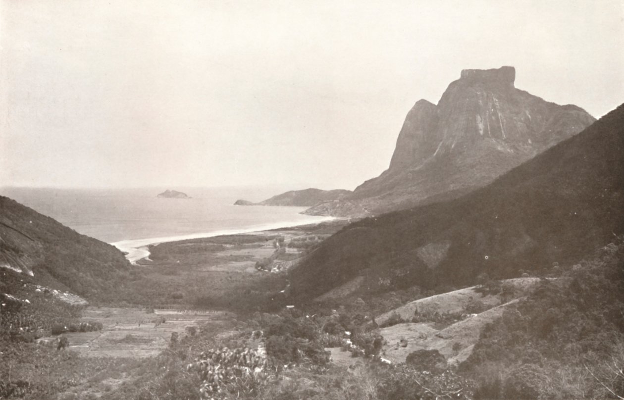 A Gavea-hegy és az Atlanti-óceán déli része, 1914 alkotó: Unbekannt