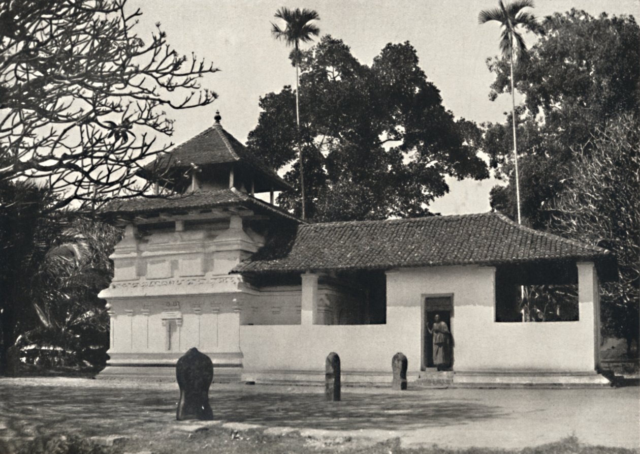 Gedige Vihara, Kandy Példa egy buddhista templomra egy hindu szentély stílusában, Dewale, alkotó: Unbekannt