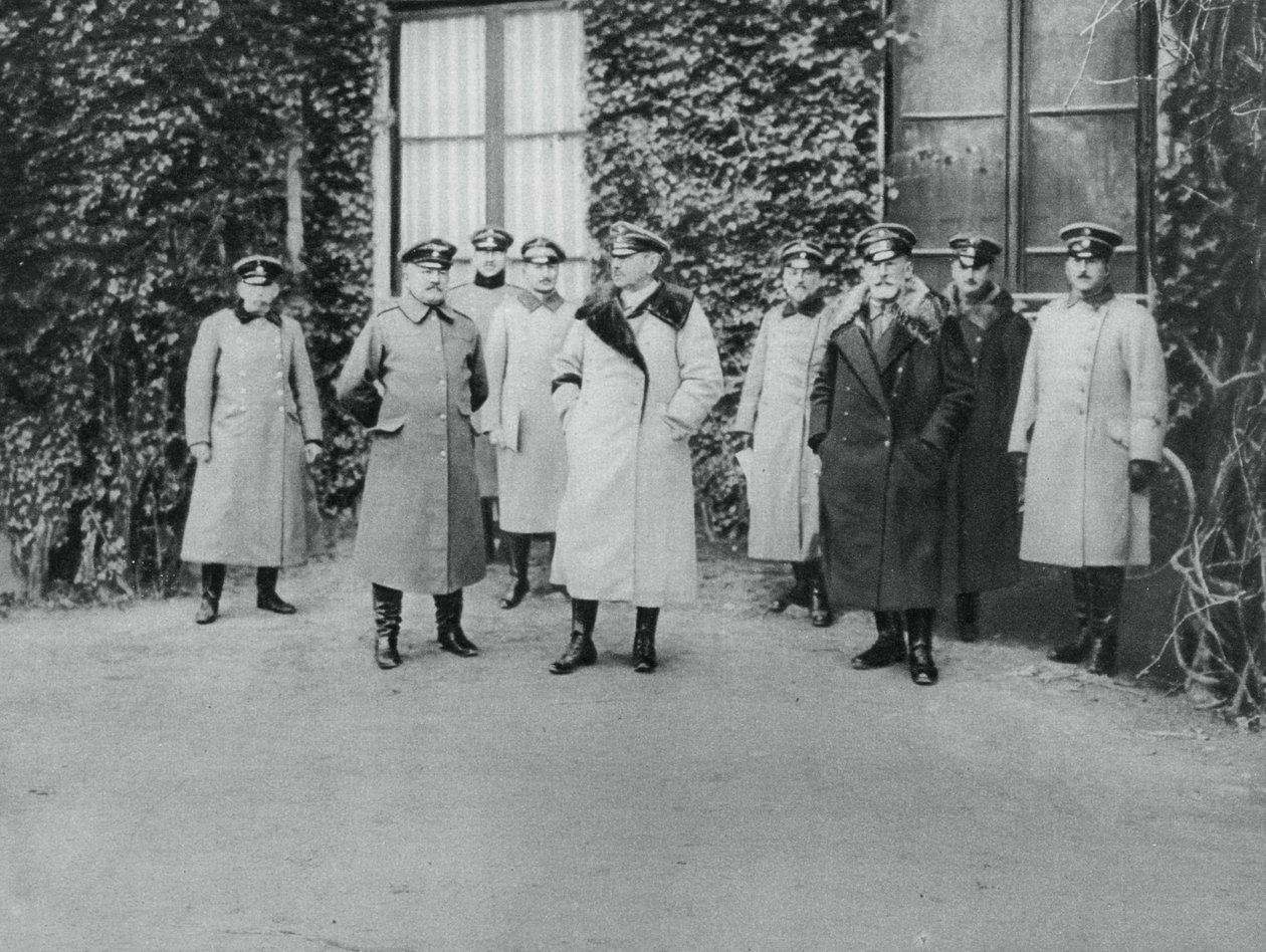 Alexander von Kluck tábornok és más tisztek, I. világháború, 1915 alkotó: Unbekannt