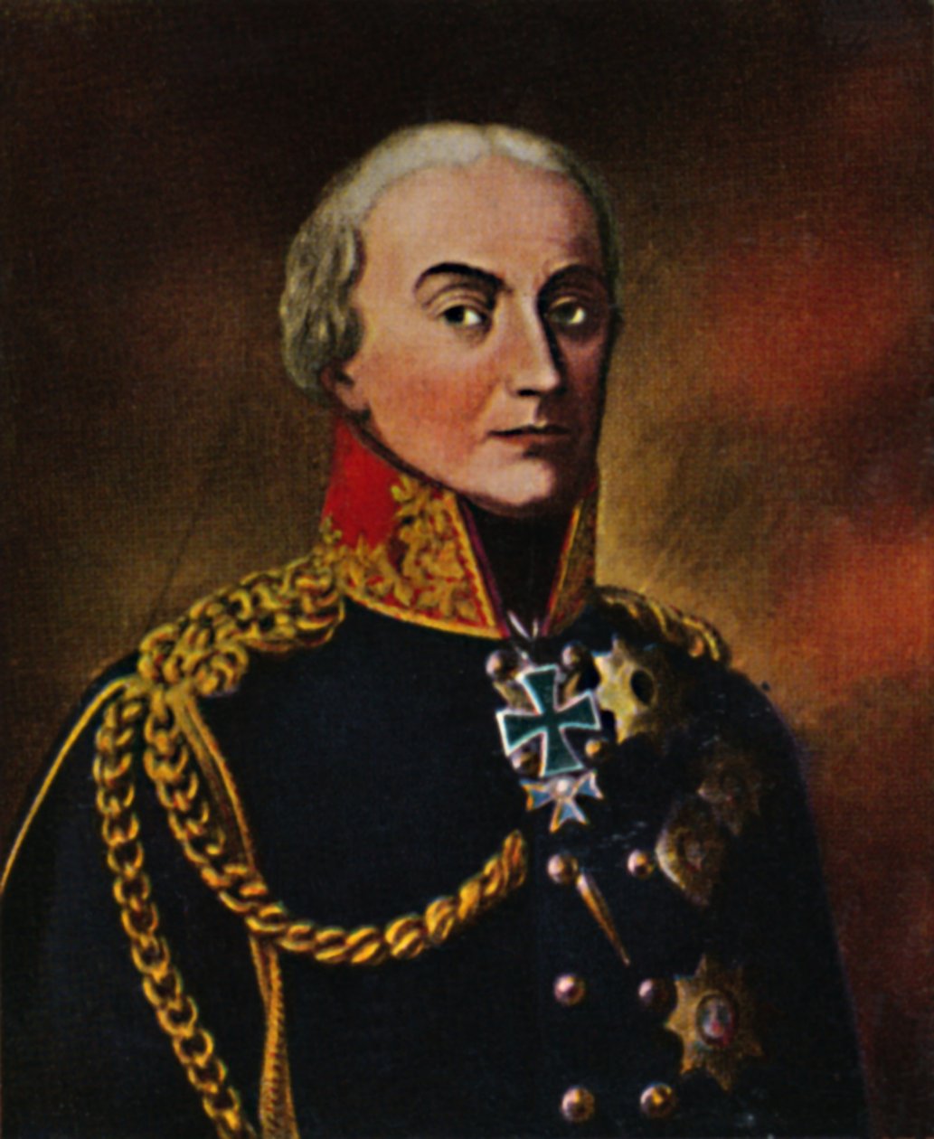 Bülow von Dennewitz tábornok 1755-1816. - Gebauer festménye, 1934. alkotó: Unbekannt