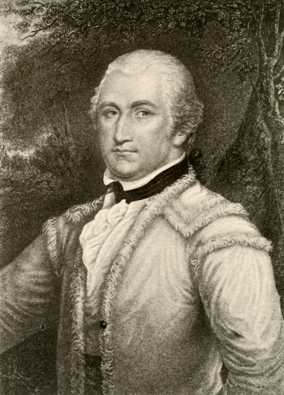 Daniel Morgan tábornok a virginiai őrök bakbőrkabátjában, 1780, 1937. alkotó: Unbekannt