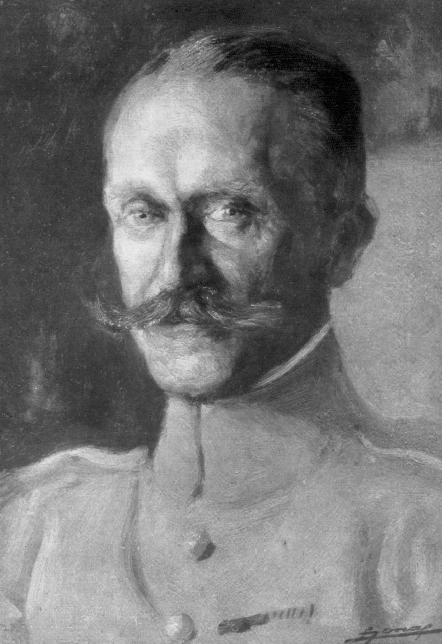 Duval tábornok, a francia légierő vezetője, 1918 alkotó: Unbekannt