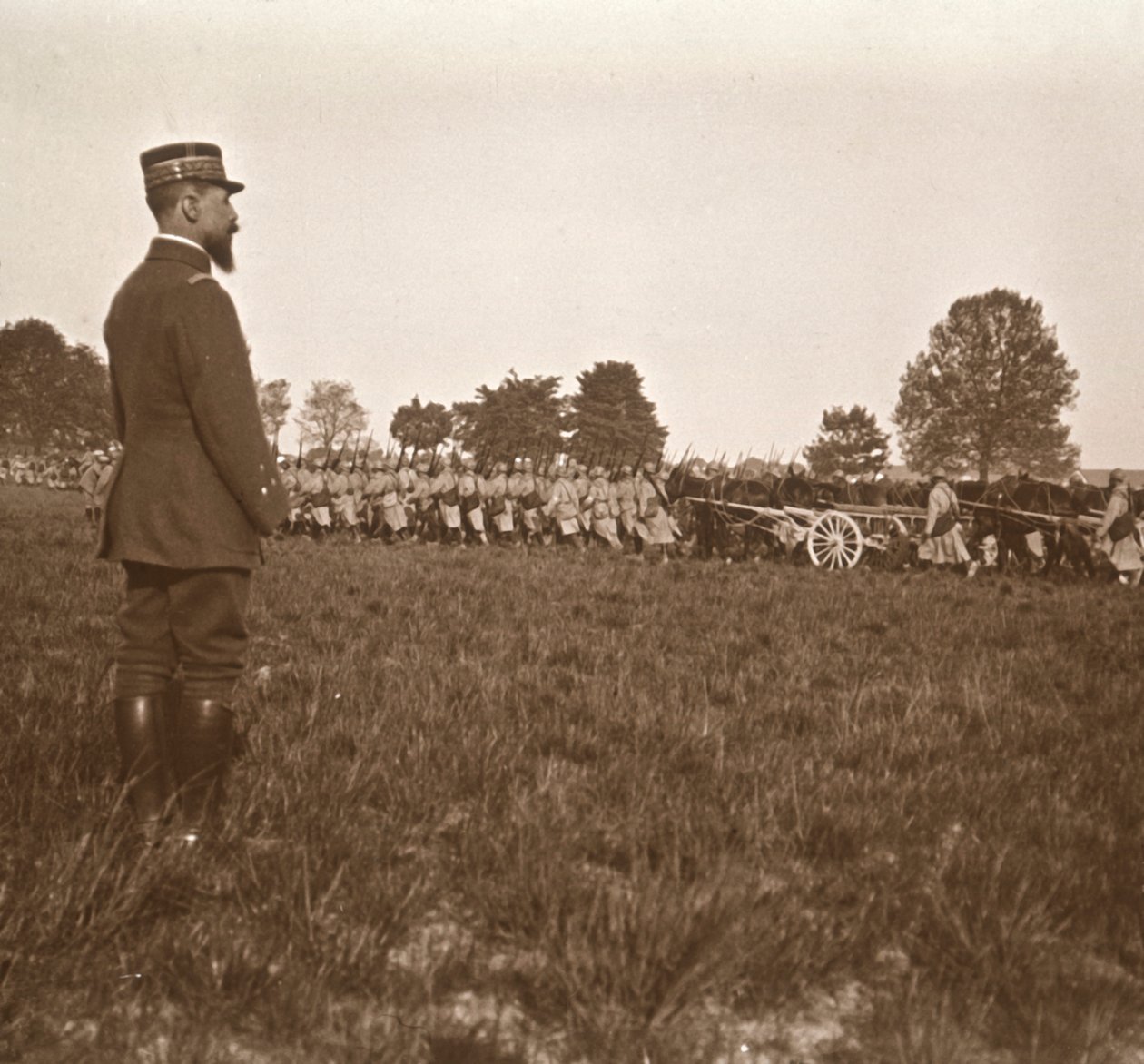 Henri Gouraud tábornok, Champagne, Észak-Franciaország, c1914-c1918. alkotó: Unbekannt