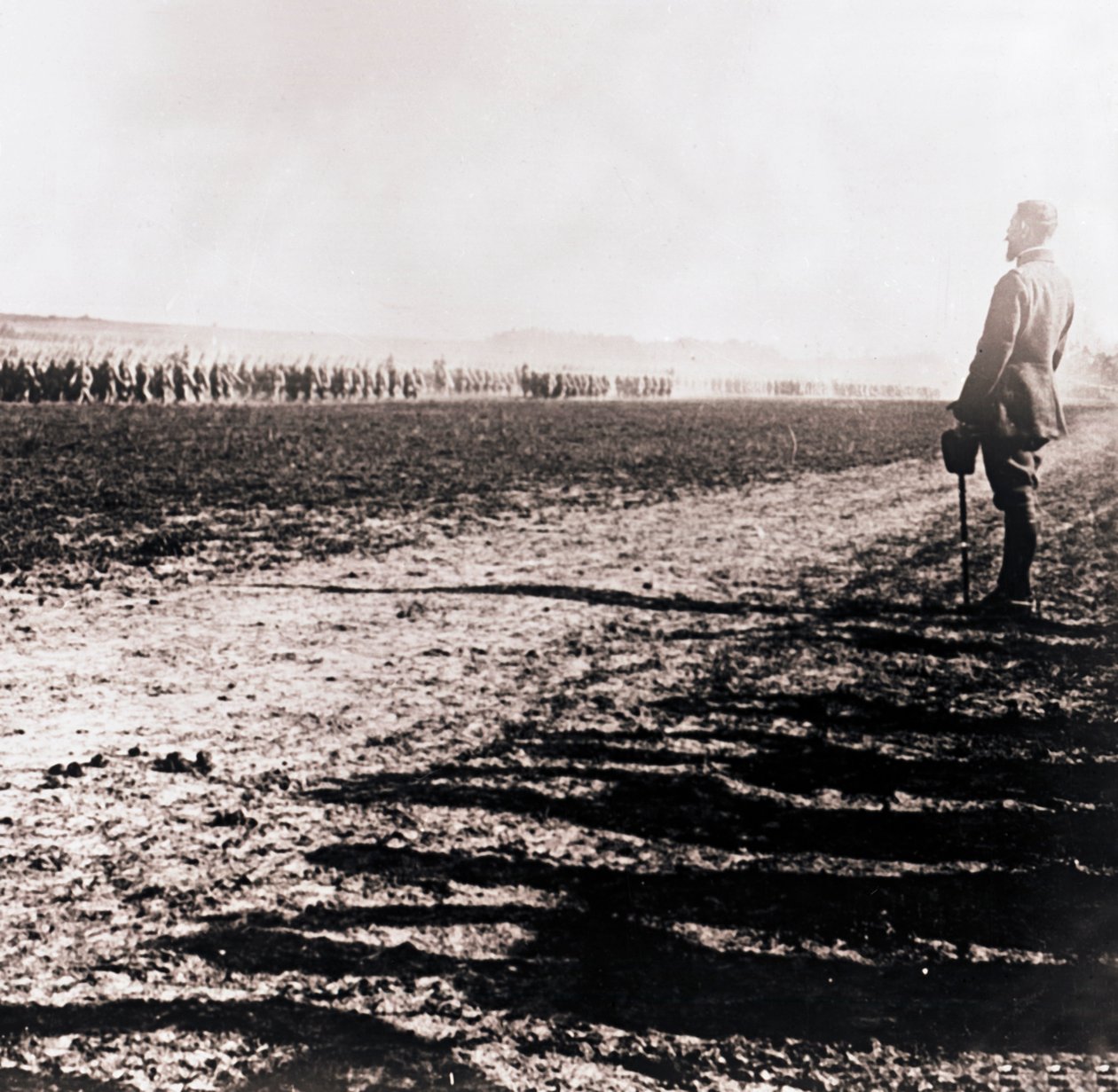 Henri Gouraud tábornok, a csapatok felmérő területe, c1914-c1918. alkotó: Unbekannt