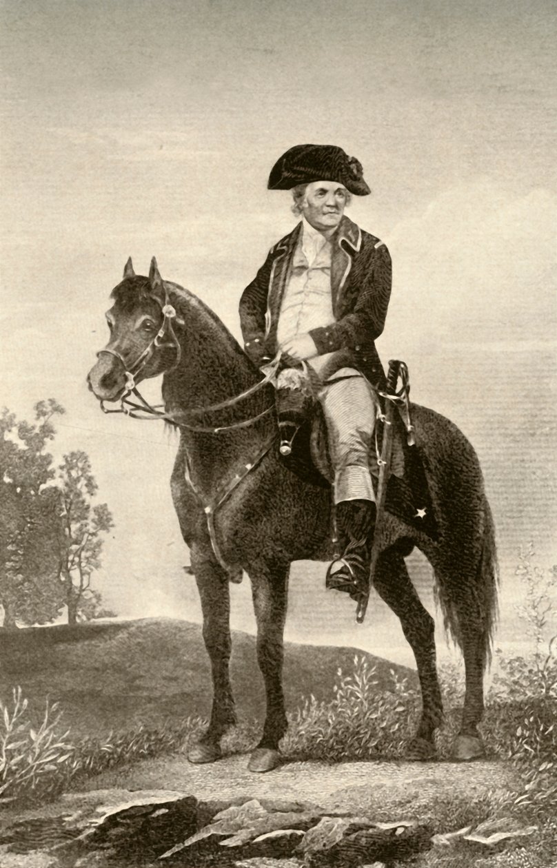 Israel Putnam tábornok, egy kontinentális katona egyenruhájával, 1770, 1937. alkotó: Unbekannt