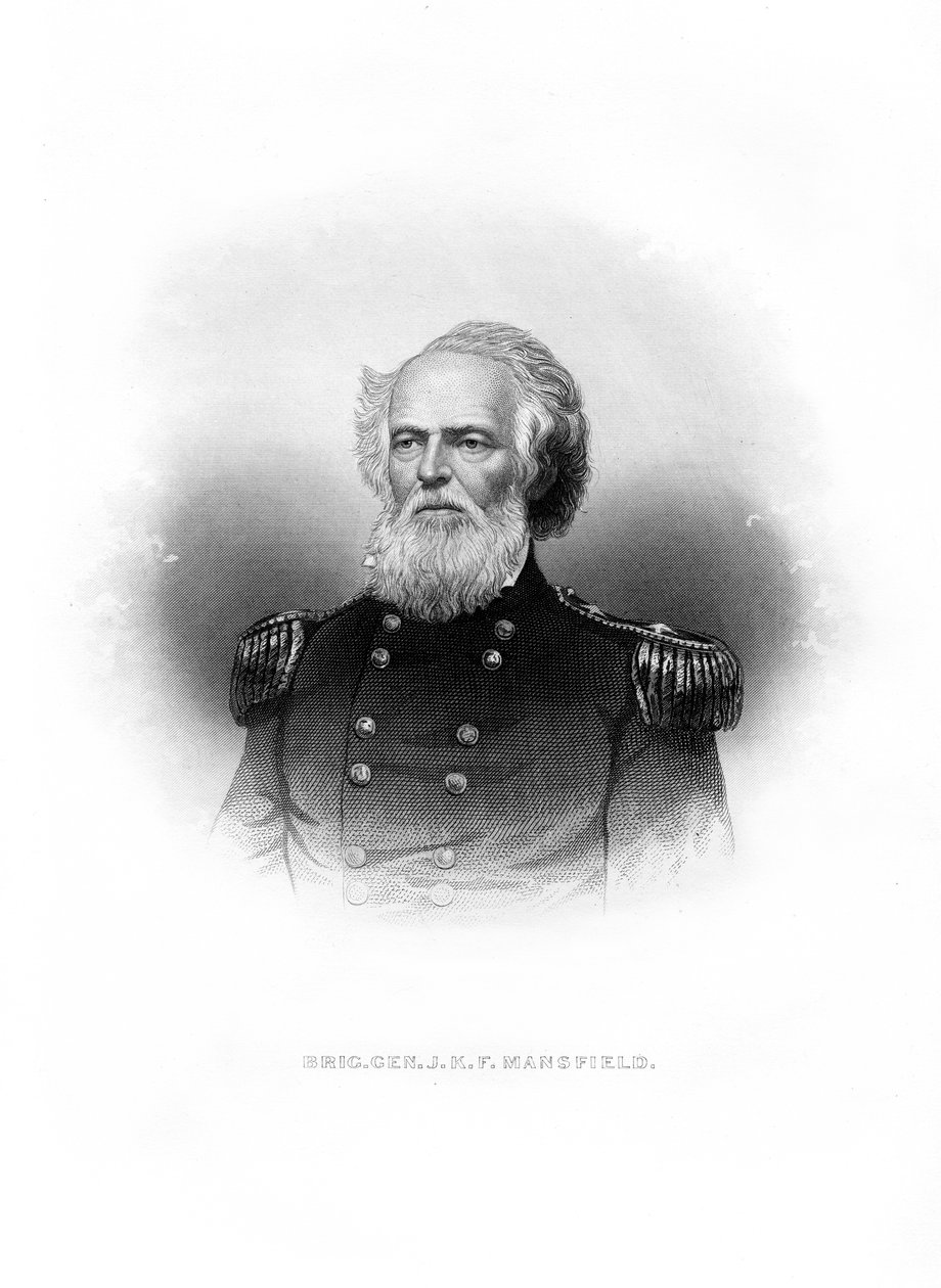 Joseph King Fenno Mansfield tábornok, amerikai katona, 1872 alkotó: Unbekannt