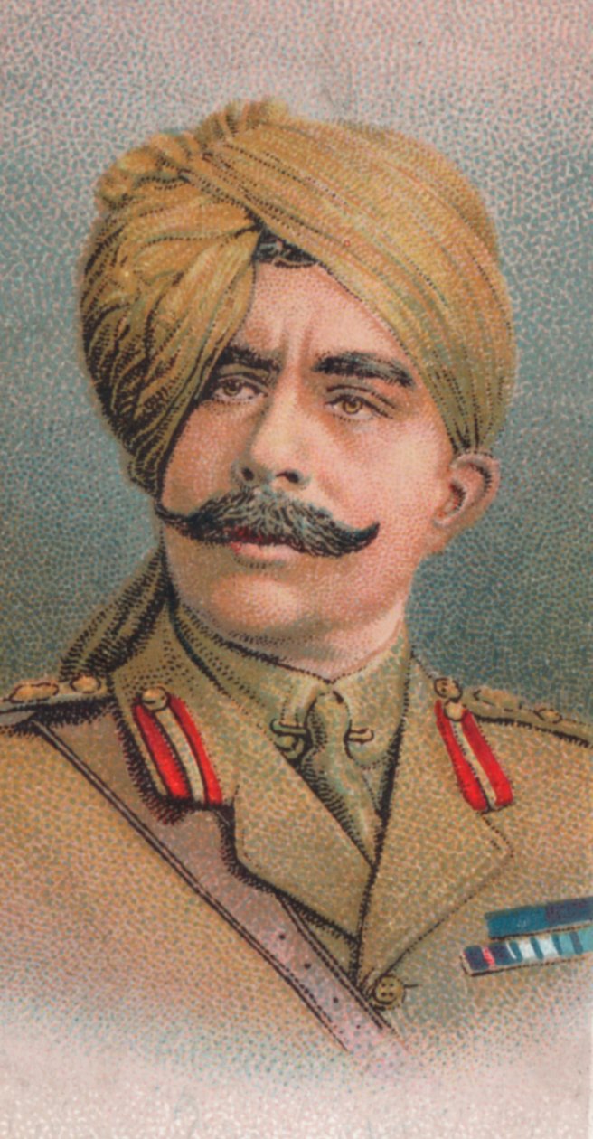 Maharaja Sir Ganga Singh tábornok 1880-1943, Bikaner hercegi állam maharadzsája 1888-tól alkotó: Unbekannt