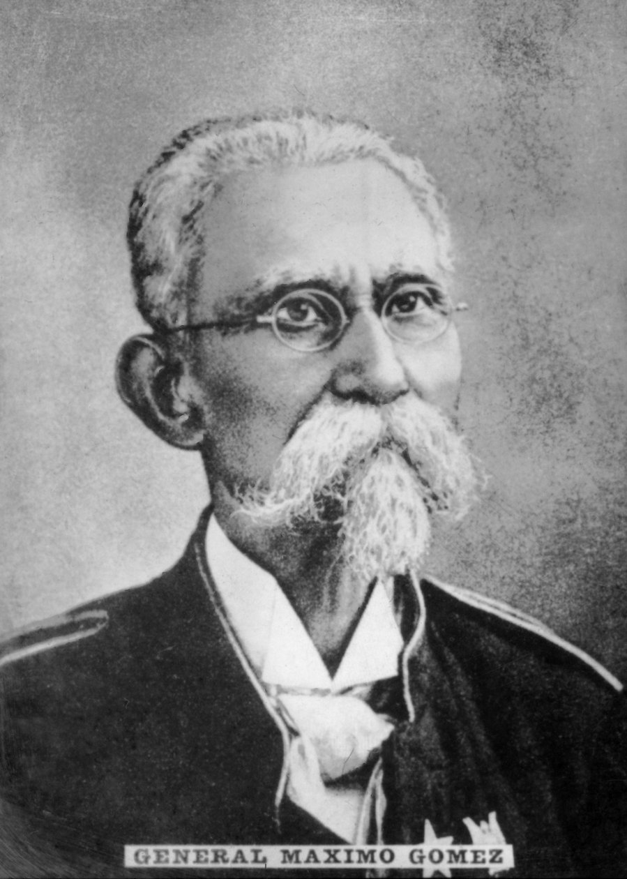 Maximo Gomez tábornok 1836-1905, dominikai vezérőrnagy a tízéves háborúban, c1910 alkotó: Unbekannt