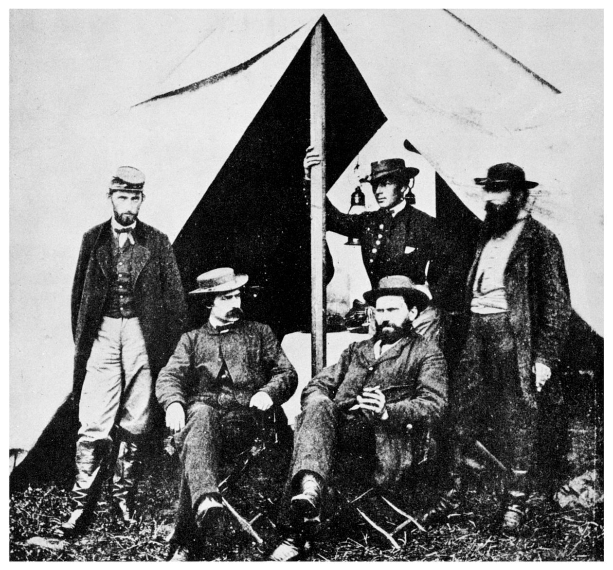 McClellans tábornok főhadiszállása, Antietam, Maryland, amerikai polgárháború, 1861-1862 1955 alkotó: Unbekannt