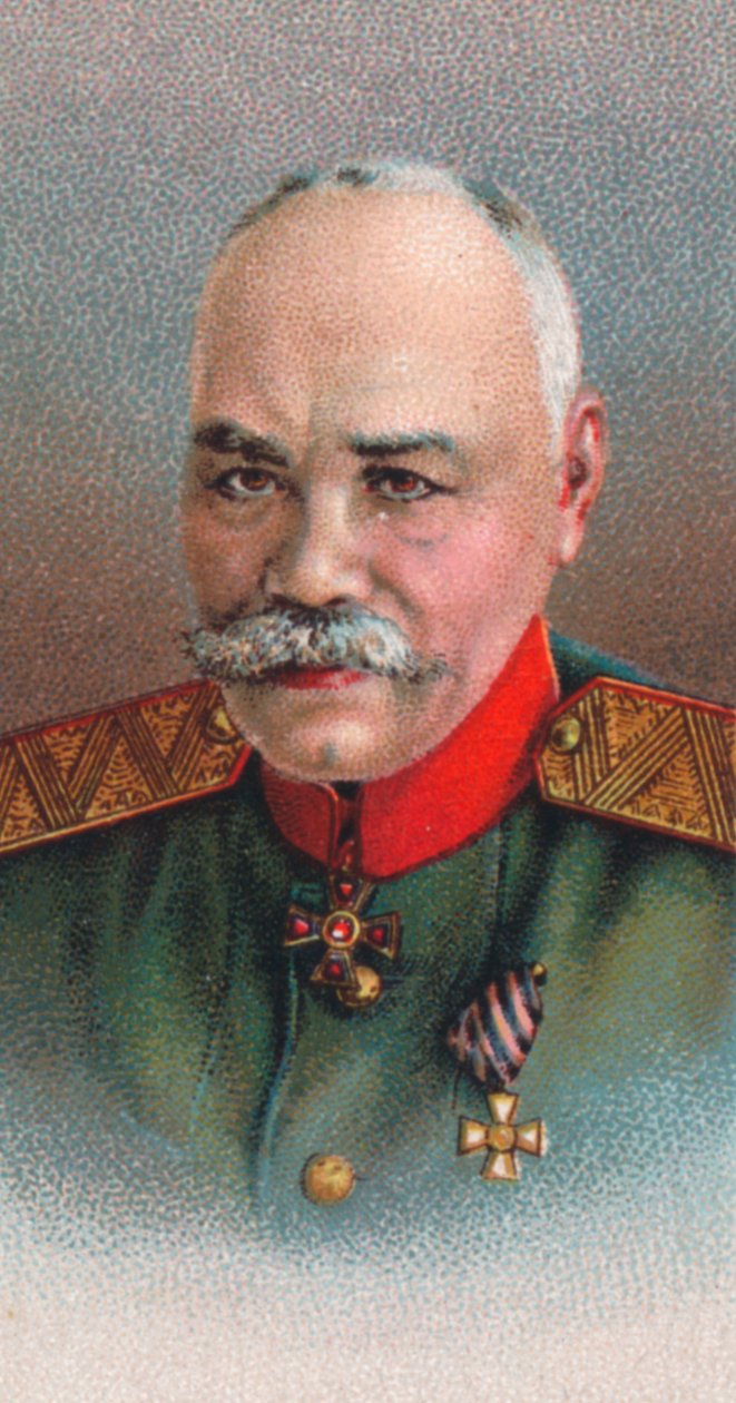 Mihail Vasziljevics Alekszejev tábornok 1857-1918, az orosz császári hadsereg tábornoka, 1917 alkotó: Unbekannt