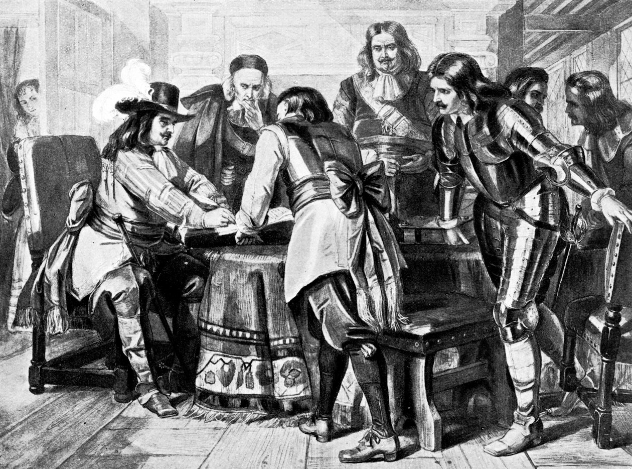 Monck tábornok szabad parlamentet hirdet, 1660 c1905 alkotó: Unbekannt