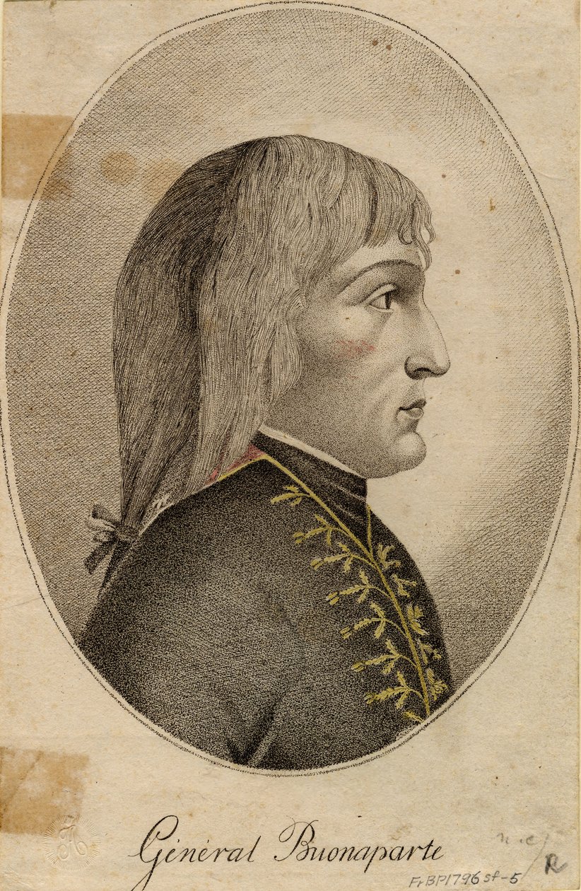 Napóleon Bonaparte tábornok, 1796 alkotó: Unbekannt