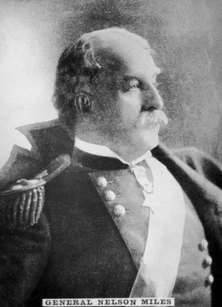 Nelson Miles tábornok, 1839-1925, 1920-as évek alkotó: Unbekannt
