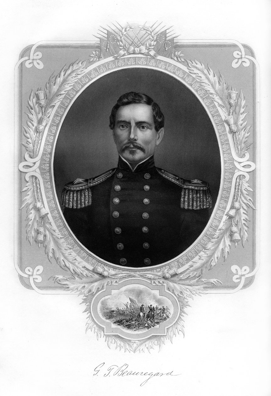 PGT Beauregard tábornok, a Konföderációs hadsereg tábornoka, 1862-1867 alkotó: Unbekannt