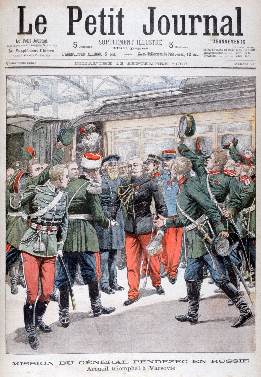 Pendezecs tábornok oroszországi diplomáciai képviselete, 1903 alkotó: Unbekannt