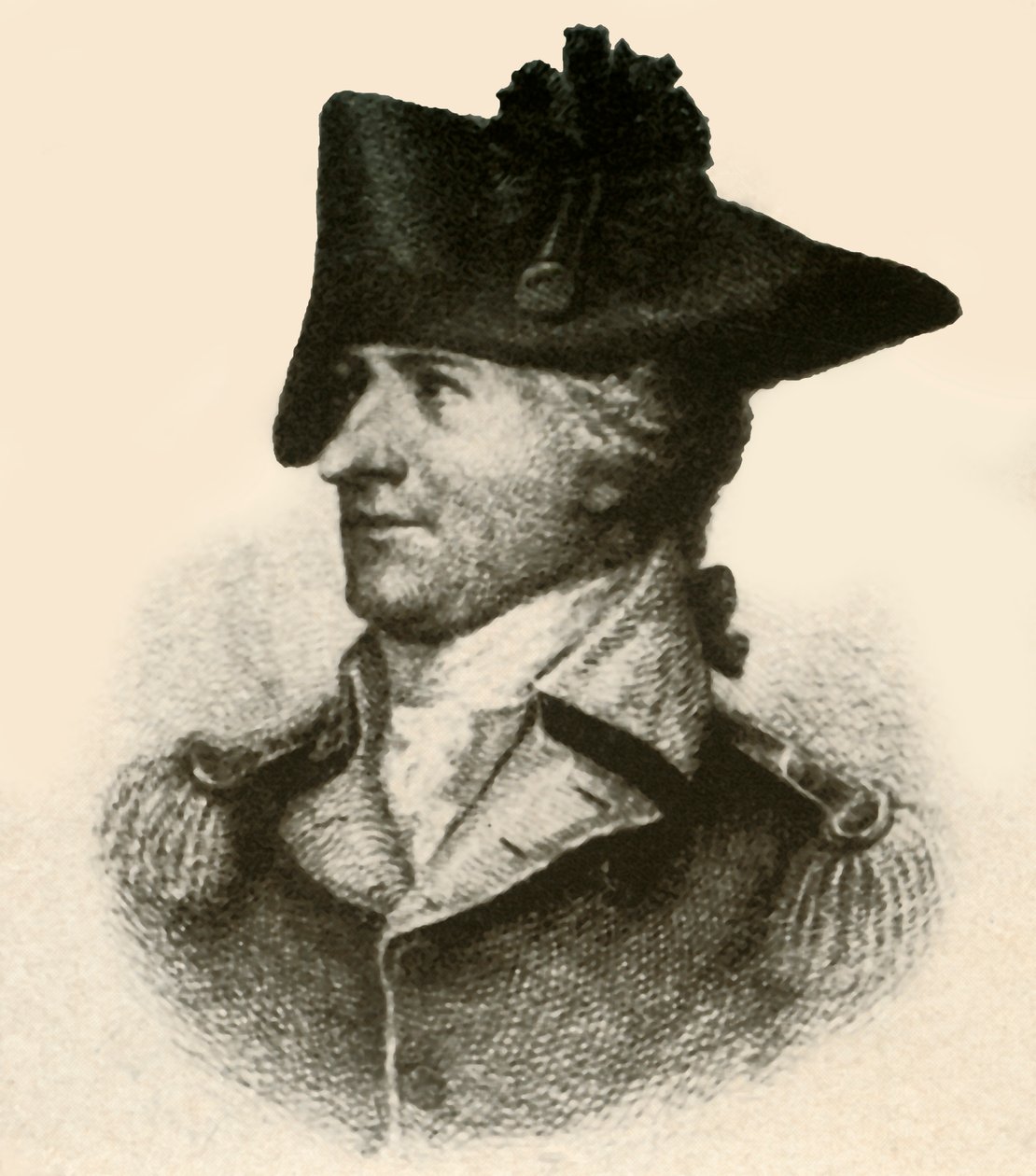 Philemon Dickinson tábornok magasra vágott kabátot mutat, 1780, 1937. alkotó: Unbekannt