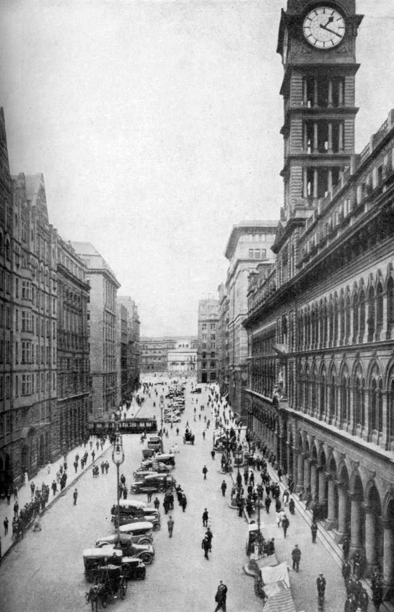 General Post Office, Martin Place, Sydney, New South Wales, Ausztrália, 1924 alkotó: Unbekannt