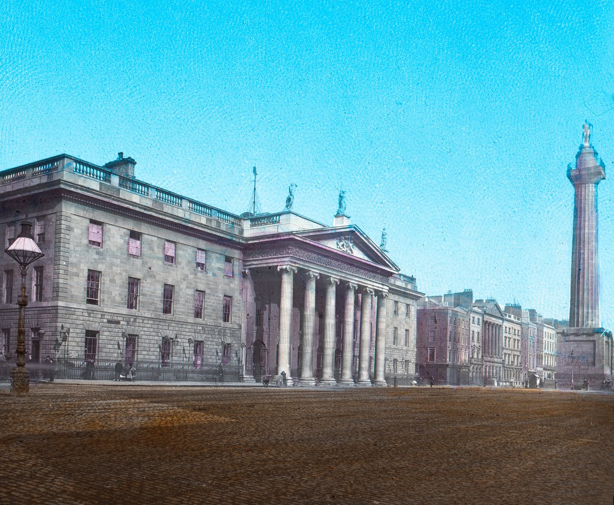 Általános postahivatal és Nelsons-oszlop, c1910 alkotó: Unbekannt
