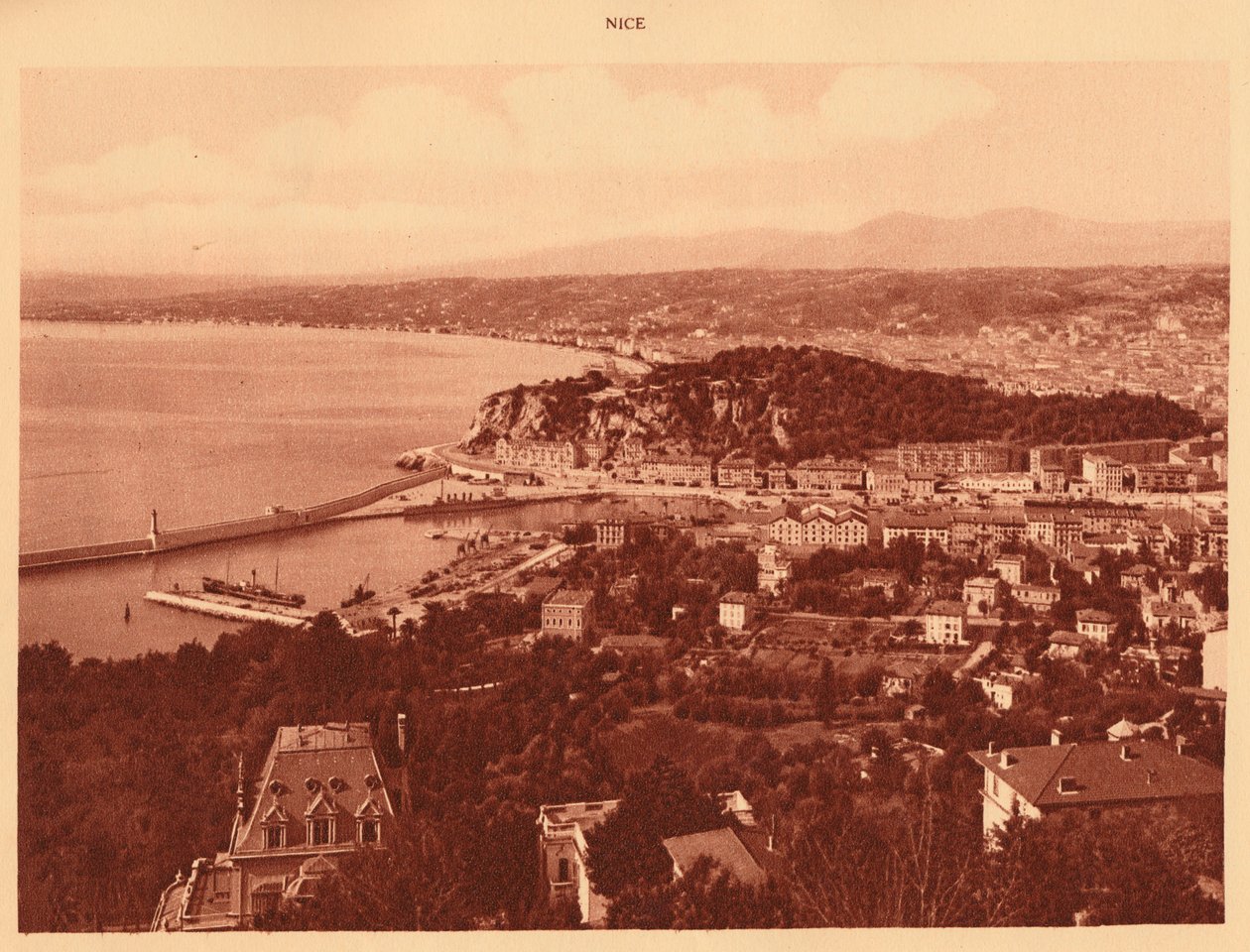 Nizza általános képe, 1930. alkotó: Unbekannt