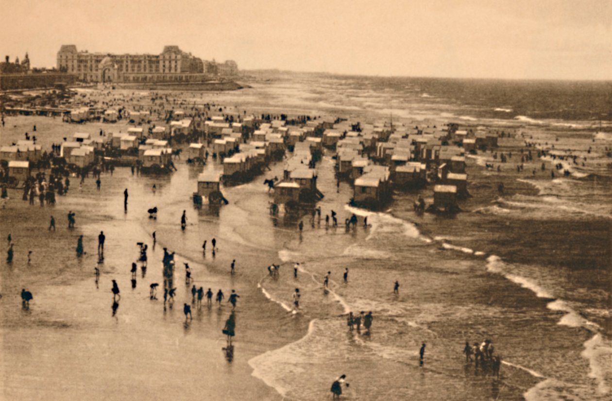 Általános nézet a strandról Bath-időben, 1928 alkotó: Unbekannt