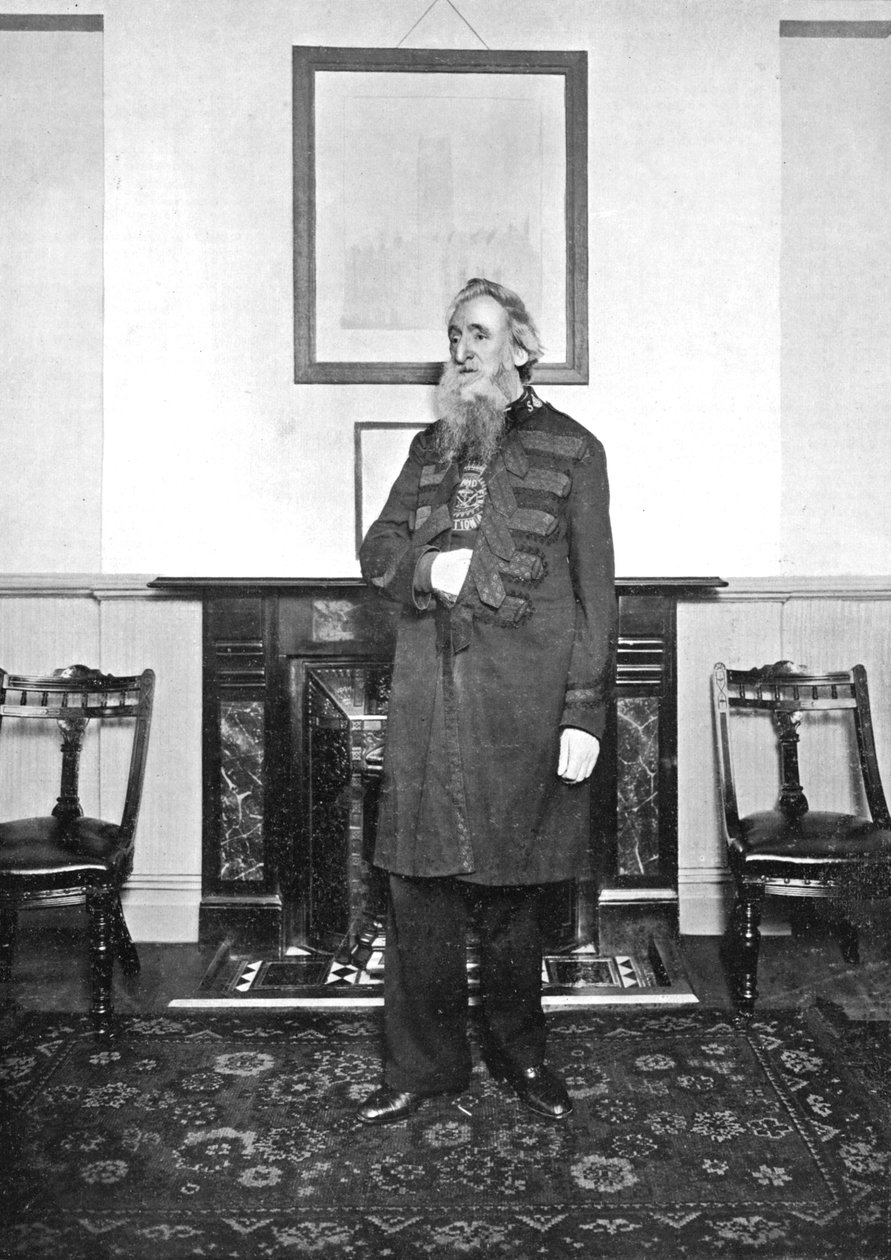 William Booth tábornok, evangélikus szociális munkás és az Üdvhadsereg alapítója, 1903 alkotó: Unbekannt