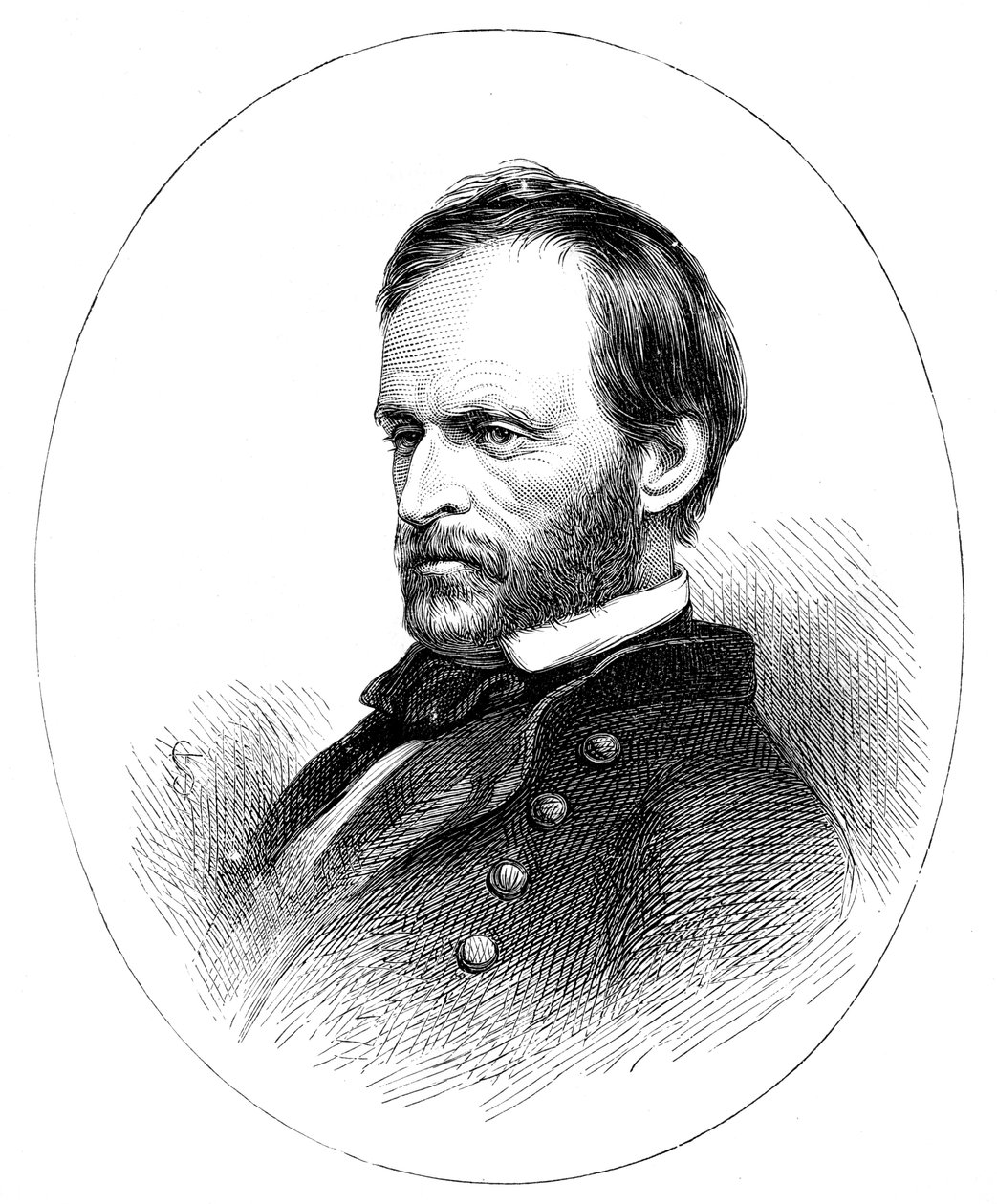 William Tecumseh Sherman tábornok, amerikai tábornok alkotó: Unbekannt